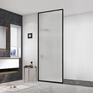 China Fixed Walk In Shower Glass Partition , 8mm Frameless Glass Shower Screens factory