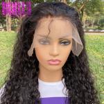 Wholesale High Quality Water Wave Human Hair Lace Frontal Wigs For Black Women