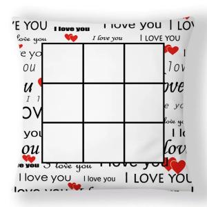 China 9 Quares Photo Printable Sublimation Pillowcase factory