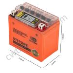 OUTDO UTZ7S(DS) Digital Display Intelligent Battery 12V 6AH Rechargeable