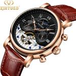 KINYUED Custom Logo Original Luxury Brand Self Winding Automatic Mechanical