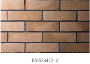 China Low Water Absorption Exterior Thin Brick Durable For Real Estate factory