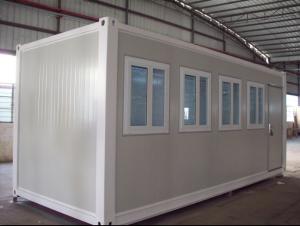 China Office Expandable Container House Prefabricated Container House Sandwich Panel Door factory