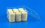 Transparent Square Plastic Jars , Food Grade PE Chocolate Storage Box