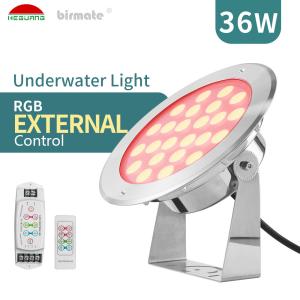 China 36W RGB DC24V Underwater LED Spotlights IP68 Waterproof IK10 factory