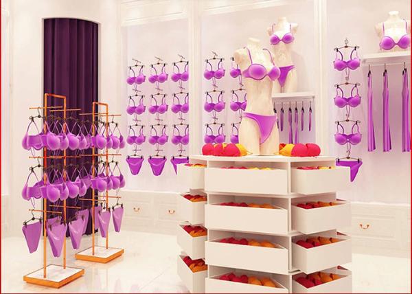 Women Underwear Clothing Display Showcase For High End Clothing Specialized