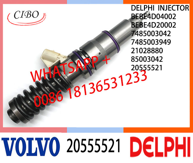 Diesel Injector 20555521 BEBE4D04002 BEBE4D20002 5001867218 7420555521 7421028880 E3.18 for REN-AULTT 11LTR EURO3 HI