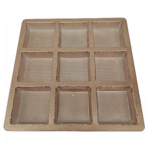 China Customizable Blister Packaging Tray Plastic For Food Pastry Chocolate Biscuit factory