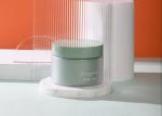 Large Size 300ml Hair Mask Clear Plastic Jars Double Wall Cylinder Shape