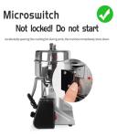 1400W 220V Electric Seasoning Grinder , Commercial Electric Grain Grinder