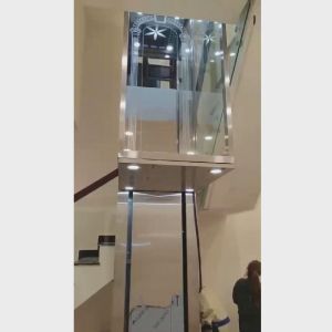 China 5-Stop Hydraulic Home Elevator | 14.5m Travel Height factory