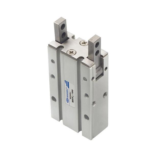 Parallel Type Twin Rod Cylinder , 180 Degree MHY2 Series Double Rod Air Cylinder