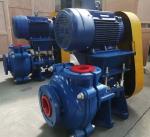 Polyurethane Lined 30KW Heavy Duty Slurry Pump Driven By Electric Motor