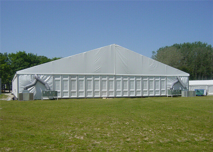 25m * 40m ClearSpan Structure ABS Wall Marquee Tent Portable Air Conditioner Canopy