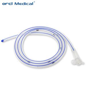 China Medical Disposable PVC Stomach Tube Silicone Gastric Tube Medical Nasal Feeding Tube factory
