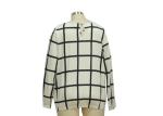 Checks Patterned Office Ladies Casual T Shirts Basic Womens Tees Custom Size
