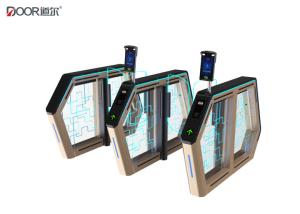 China Champagne Gold Electronic Turnstile Gates With Multiple Color Light factory