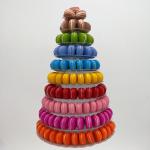 WOW 10 tier macaron blister tower stand packaging of CnxmxxL with acrylic