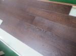Chocolate Stained European Oak Engineered Wood Flooring, Color Expresso, ABCD