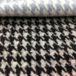 58 Inch Red Plaid Tweed Fabric 800gsm Wool Tweed Upholstery Fabric