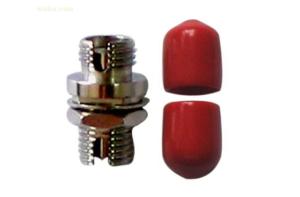 China Red color Ceramic or Bronze Sleeve FC Fiber Optic Adapter contains the interconnect sleeve factory