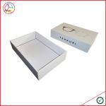 White Coated Paper Rigid Gift Boxes For Phone Packaging