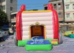 Kids Pink Princess Carriage Inflatable Bouncy Castle Slide With Lead Free