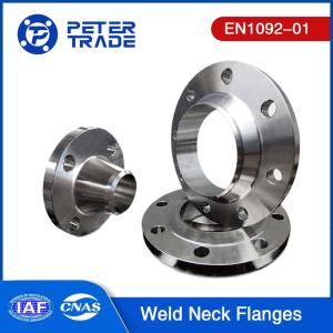 China EN1092-01 Stainless Weld Neck Flange TYPE 11 RFWN Flange PN 400 ASTM A182 304/306/316/317 Flange With Neck factory