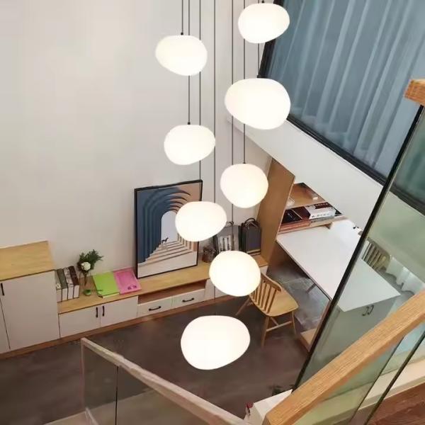 Modern Loft Duplex Apartment Villa High Ceiling Chandelier for Home Bedroom