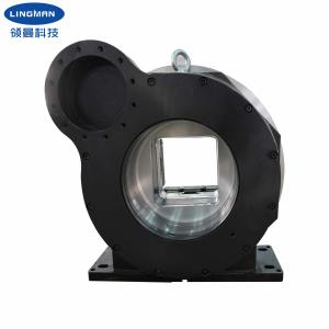 China Square Hole Rotary Chuck 4 Jaws Chuck for Laser Pipe Cutting Machine factory