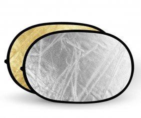 China 2in1 Multi Collapsible Disc Photo Reflector RFT-01 Grade A Gold &amp; Silver factory