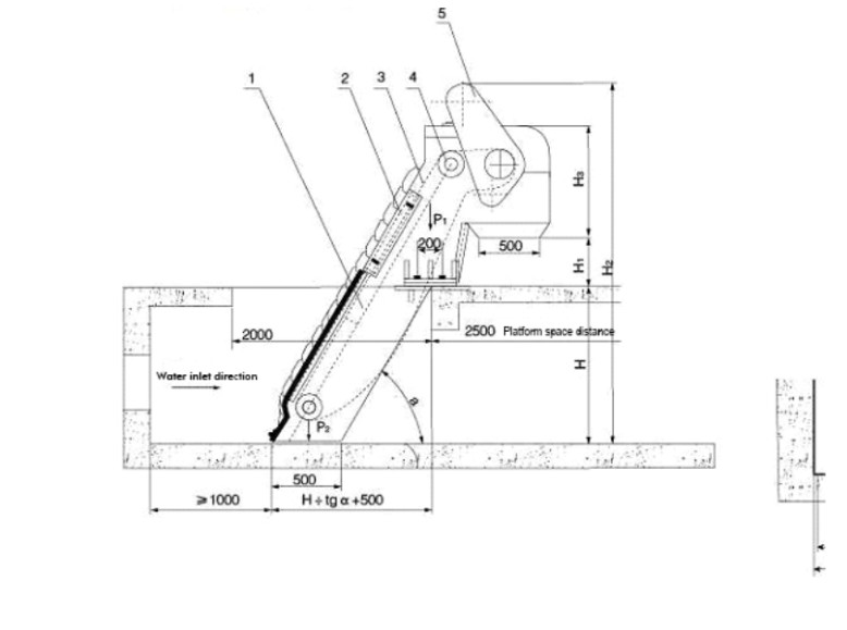 1500mm Mechanical Bar Screen Rotary Solid Liquid Separator