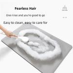 Non-Slip Printing Pattern Diatomite Shower Mat Set for Quick Drying Bathroom