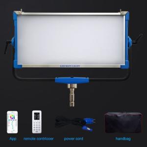 China LED 300W RGBW Studio Fill Light , Soft Panel Portable Photography Light TV Film factory