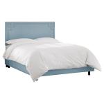 French style upholstered bed furniture antique linen fabric bed hotel bed