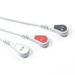 Edan Compatible Direct-Connect ECG Cable and leadwires 6Pin Universal AAMI 3Lead