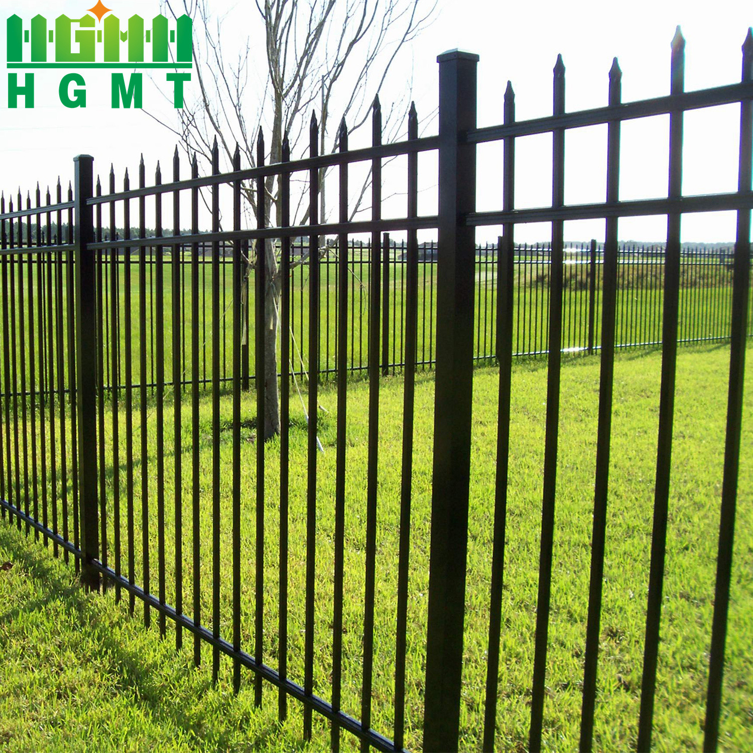 Farm Customized Galvanized Tubular Metal Fence Security