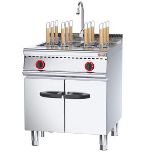 China Eco-friendly Stainless Steel Commercial Gas Pasta Cooker With Cabinet for Professional factory