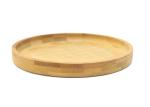 Bamber Large Size Bamboo Serving Tray, Round Shape for High Quality Bamboo