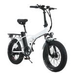 48V 500W Fat Bike Electric 20 Inch Foldable Snow Bike With 48V 15Ah Lithium
