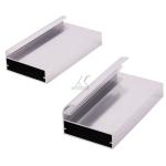 6063 T5 Anodized Extruded Furniture Aluminium Profile For Cabinet Glass Door