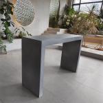 Outdoor GRC Concrete Table Chair Bench Irregular Shape Garden Furniture Set