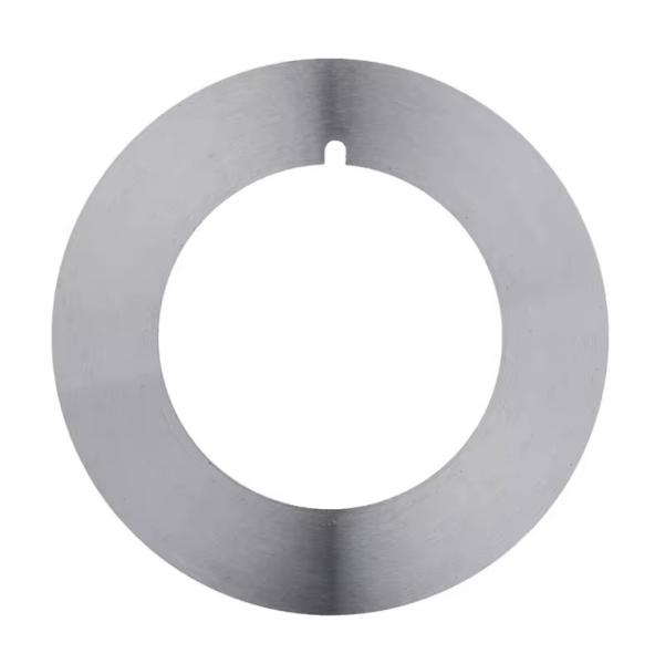 China Wear Resistance Tungsten Carbide Circular Slitter Blades Sharp Cutting Customized Diameter factory