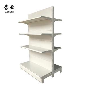 China Factory custom color size metal Double-sided white 48 inches store shelving factory