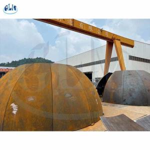China 4700mm Dia SA 516 GR 70 Hemispherical Dish Head Bottom 28mm Thickness factory