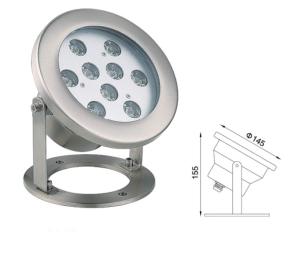 China Tempered glass DC24V RGB LED Spot Lights Outdoor Work In Pond factory