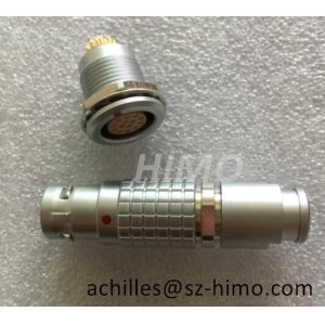 China FGG EGG 16pin metal push pull straight plug and socket lemo connector on sale China FGG EGG 16pin metal push pull straight plug and socket lemo connector on sale