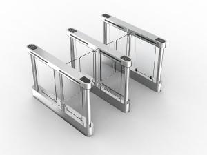 China Automatic SUS 304 SS RFID Swing Turnstile Speed Barrier Gate factory