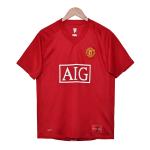 2007-2008 Season Manchester United Home Jersey Classic Replica Customized