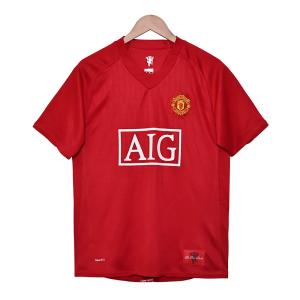 China 2007-2008 Season Manchester United Home Jersey Classic Replica Customized factory